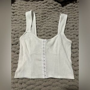 White forever 21 corset top